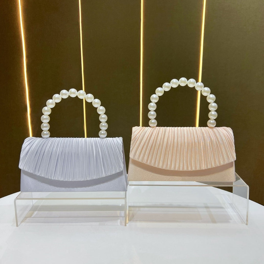 Elegant Pleated Evening Handbag
