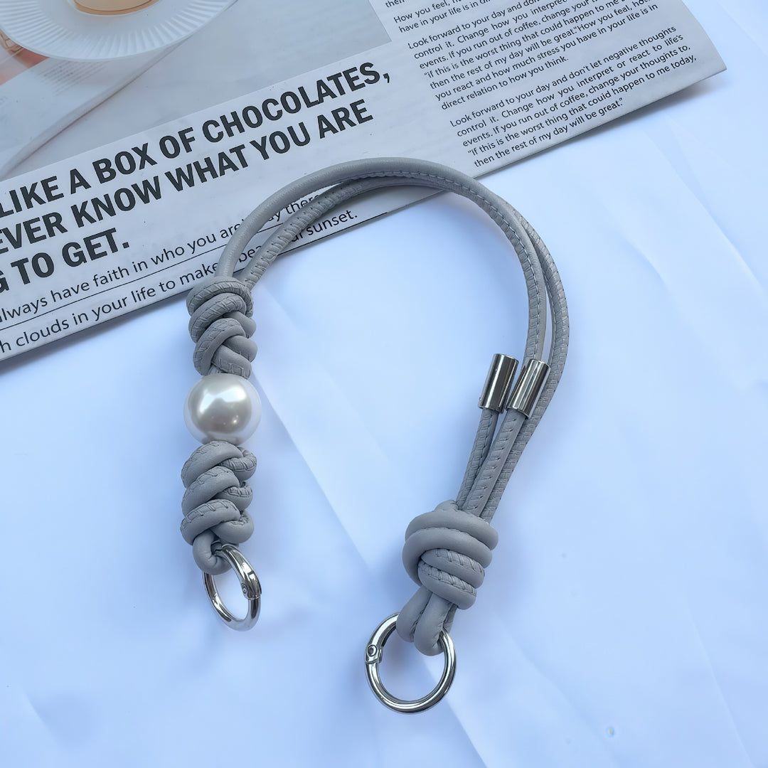 Elegant Knotted Leather Keychain Holder Kalsten