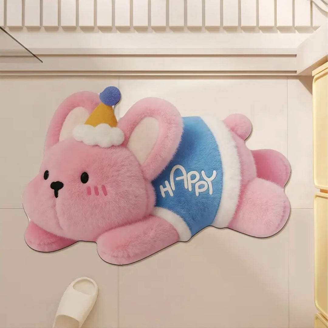 Cute Cat-Themed Bath Mat Kalsten