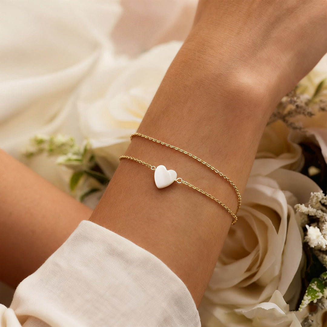 Elegant Heart Charm Bracelet Kalsten
