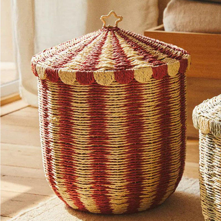 Decorative Woven Storage Canister Kalsten