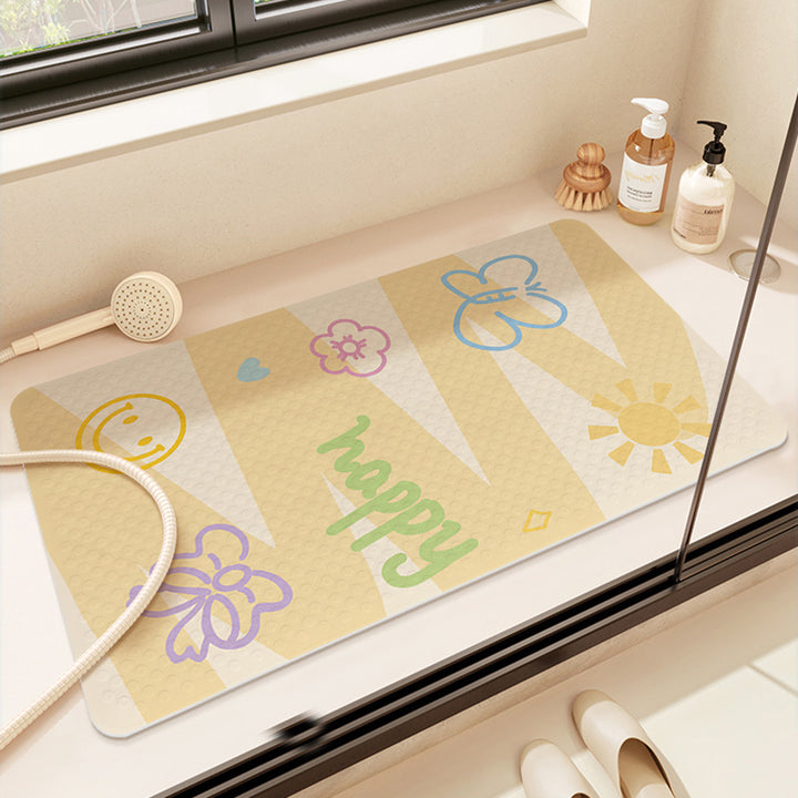 Cute Cartoon Duck Bath Mat