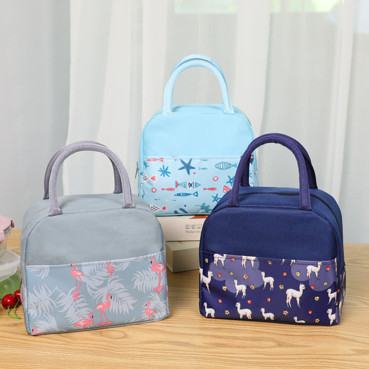 Cute Cartoon-Themed Insulated Lunch Tote