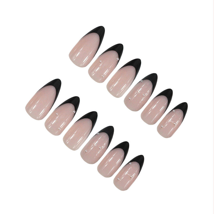 Acrylic nail set with elegant French tips Kalsten