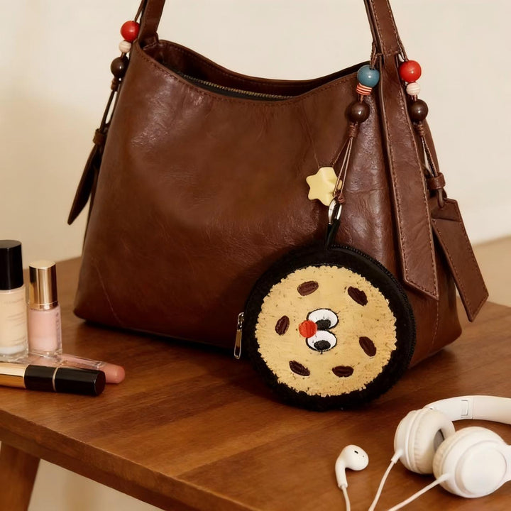 Fun-Themed Cookie-Shaped Coin Purse
