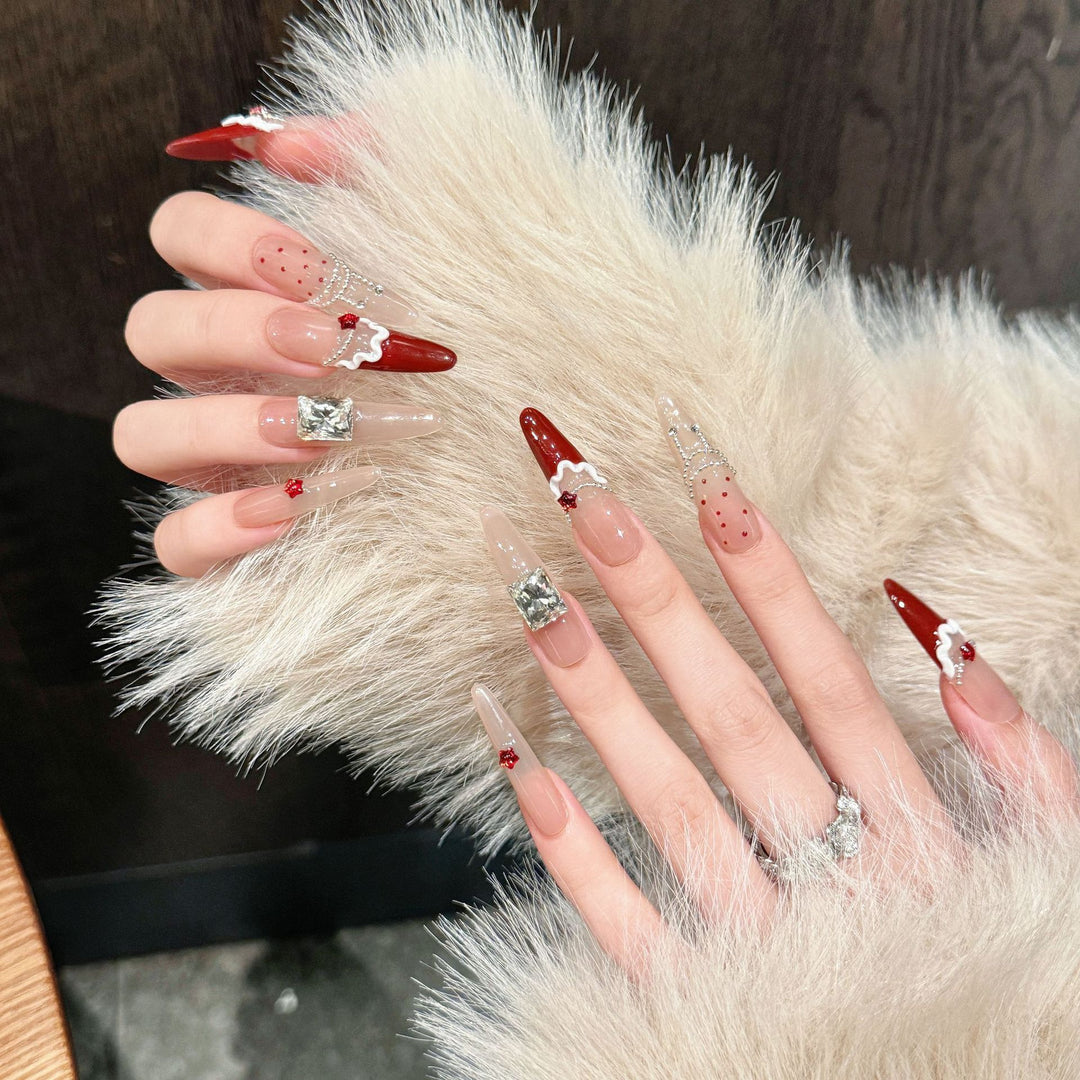 Artistic Elegant Press-On Nail Set