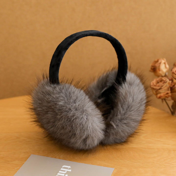 Plush Faux Fur Earmuffs with Velvet Headband Kalsten