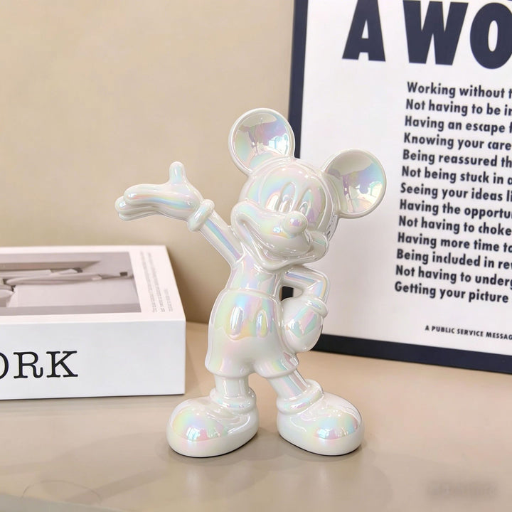Decorative Metallic Character Sculpture for Home Display