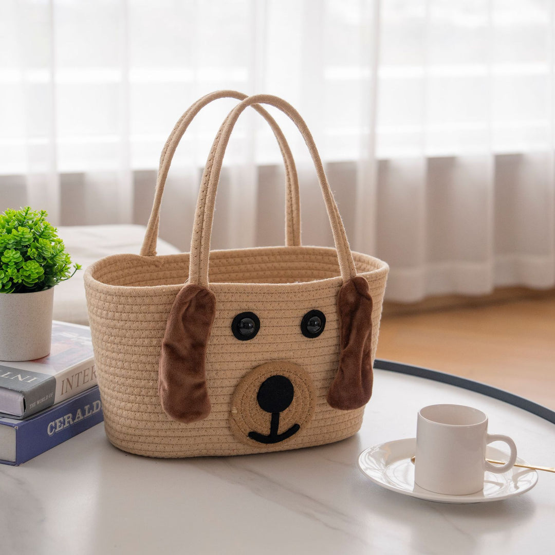 Stylish carrying basket with colorful handles Kalsten