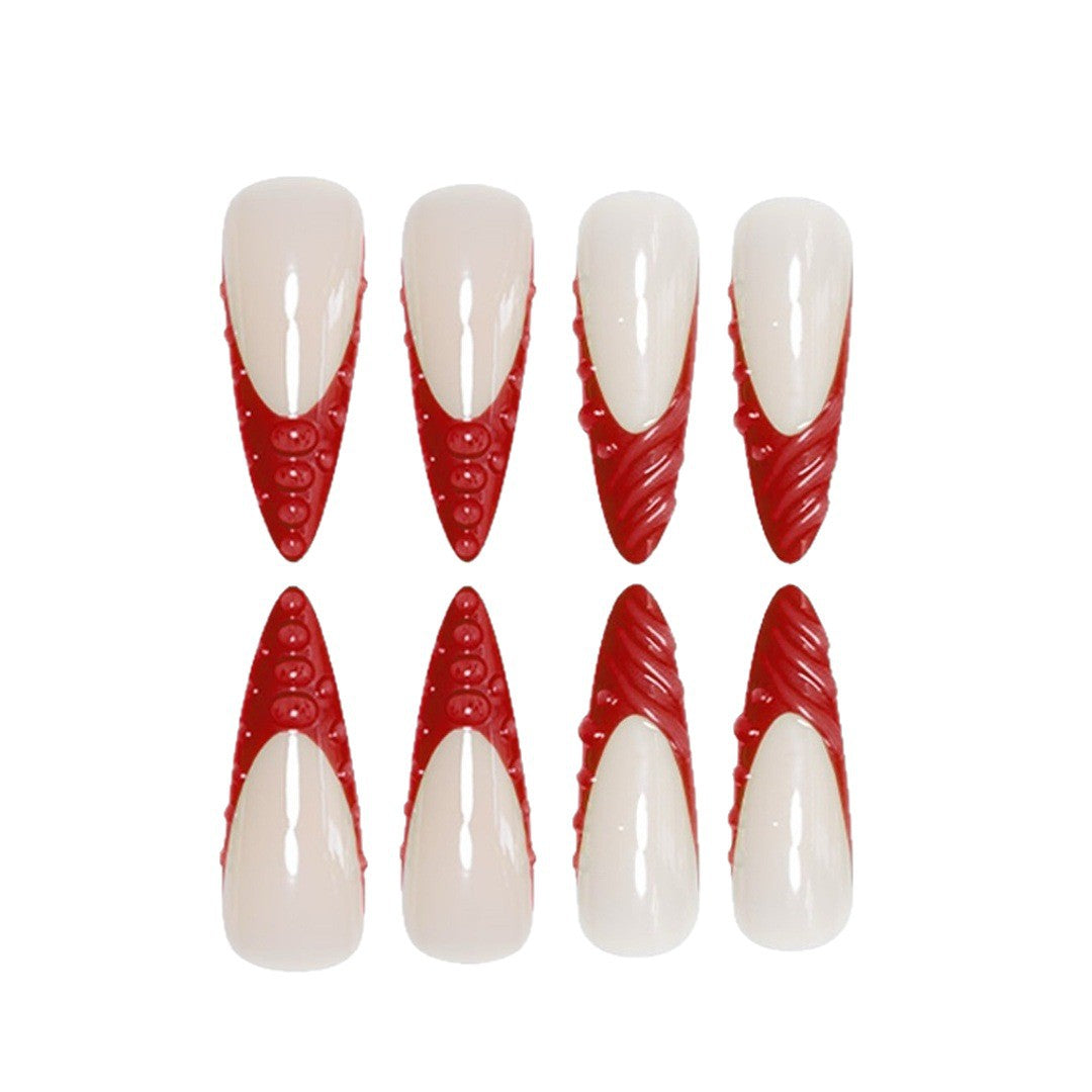 Sculpted Stiletto Nail Enhancements Kalsten