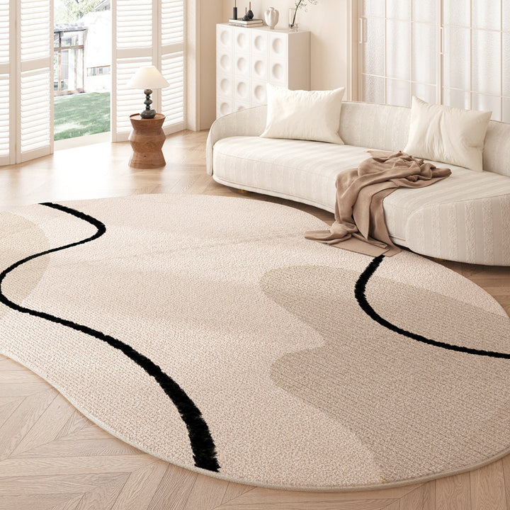 Organic Abstract Shape Area Rug