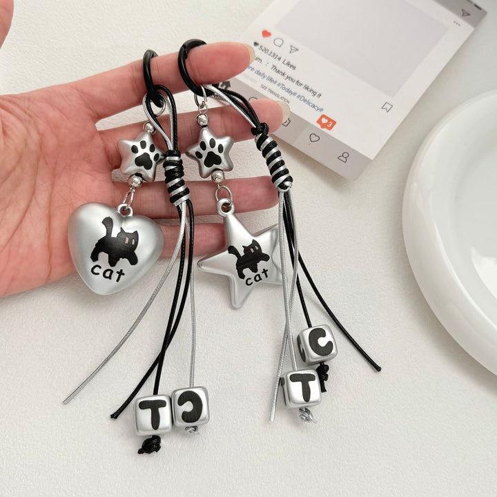 Cat-Themed Decorative Keychain Kalsten