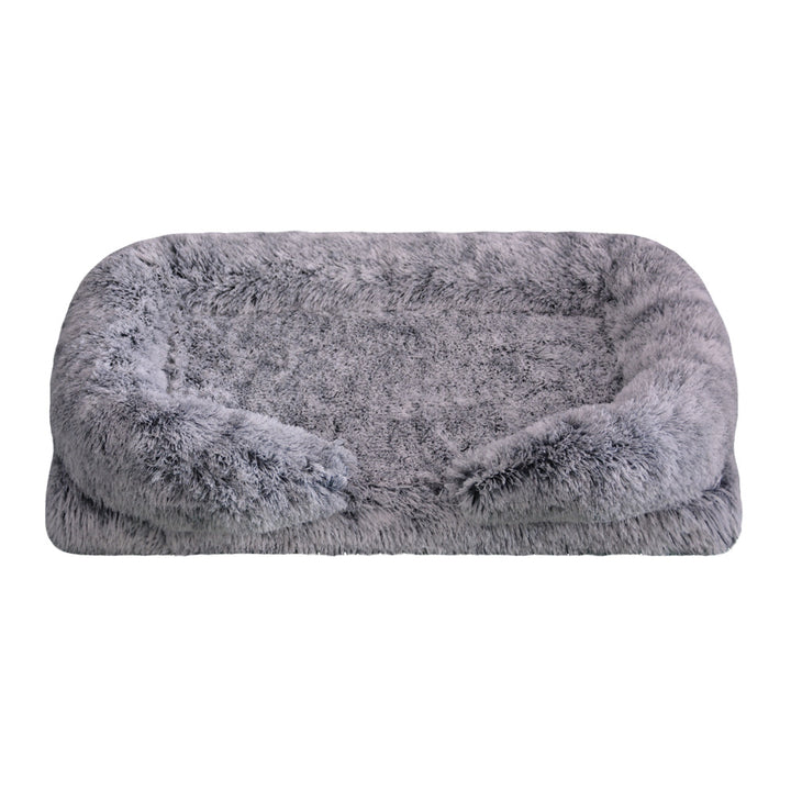 Plush Bolstered Dog Bed