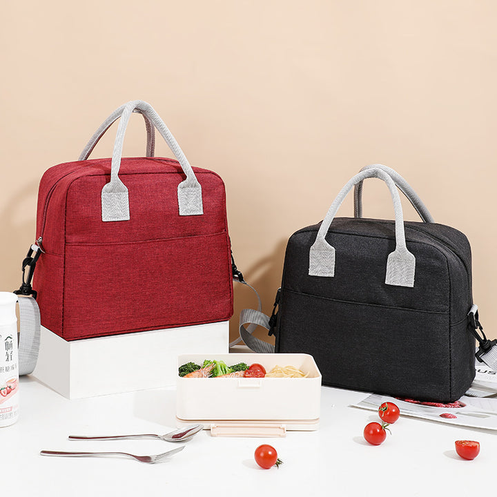Insulated Lunch Tote with Adjustable Shoulder Strap