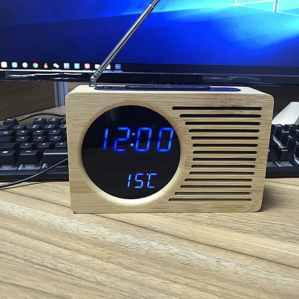 Digital radio alarm clock with temperature display Kalsten