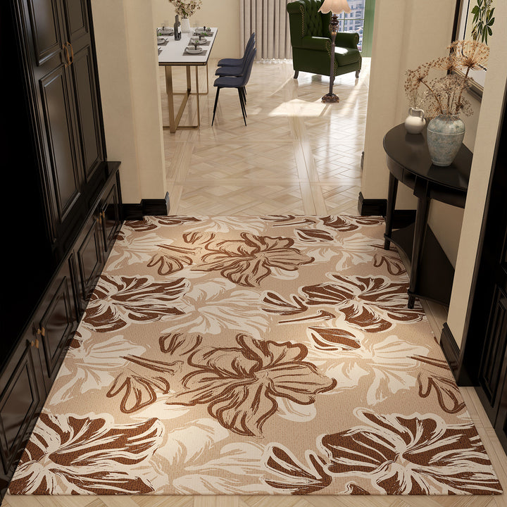Luxurious Floral Pattern Area Rug Kalsten
