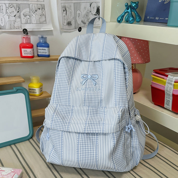 Casual Striped Backpack Kalsten