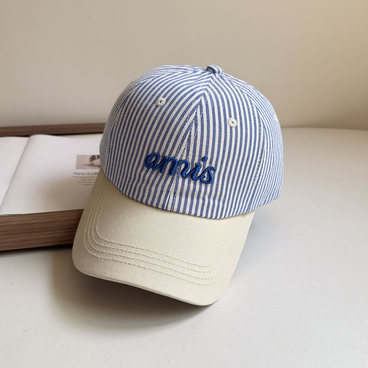 Women's Striped Cotton Baseball Cap Kalsten