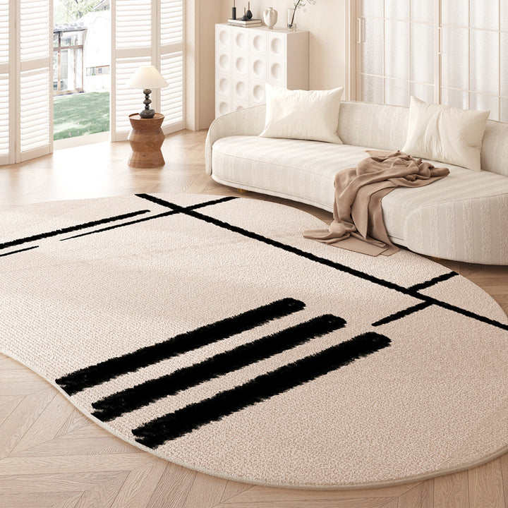 Organic Abstract Shape Area Rug