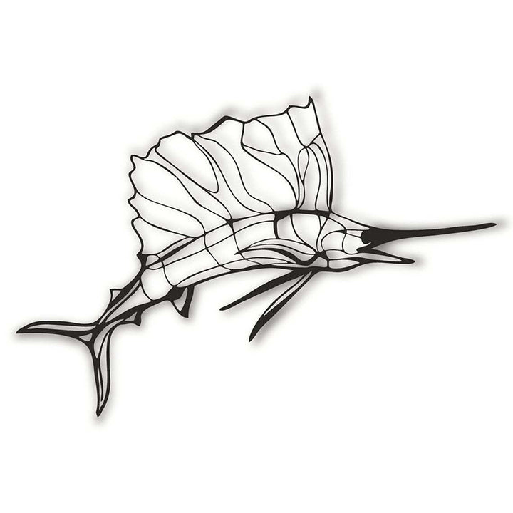 Metal Shark Wall Art