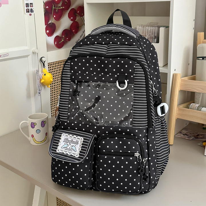 Stylish Multi-Functional Star Print Backpack Kalsten