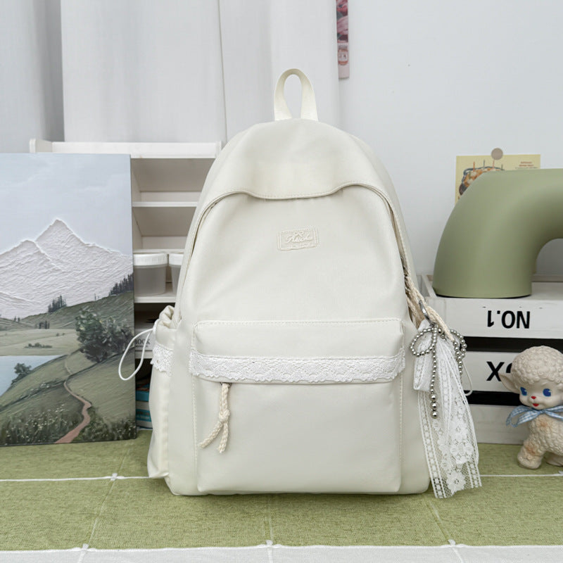 Adorable Lace-Trimmed Backpack Kalsten