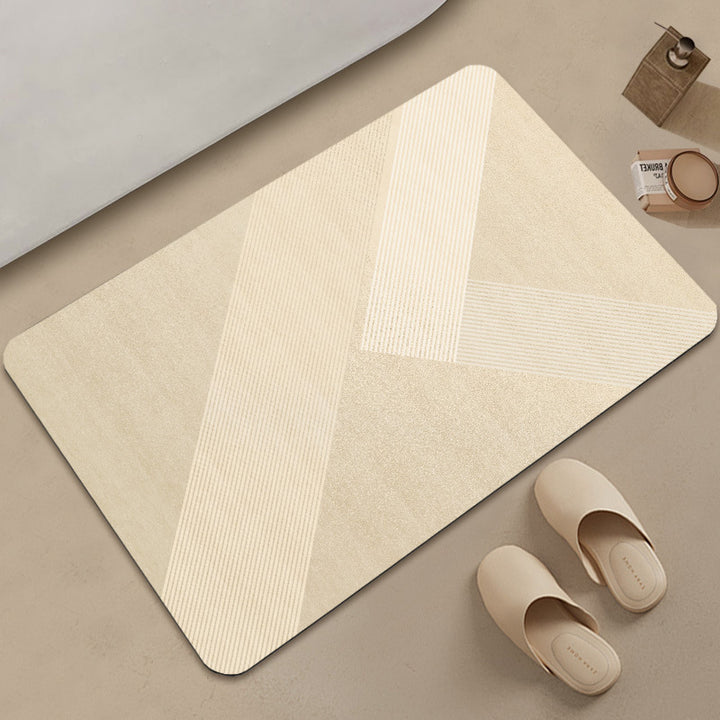 Stylish Geometric Pattern Bath Mat Kalsten