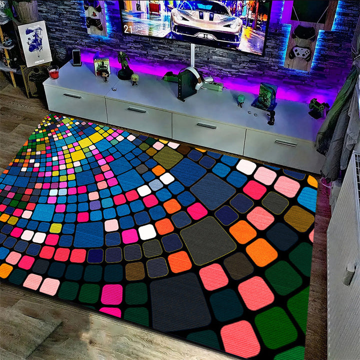 Geometric Print Area Rug Kalsten