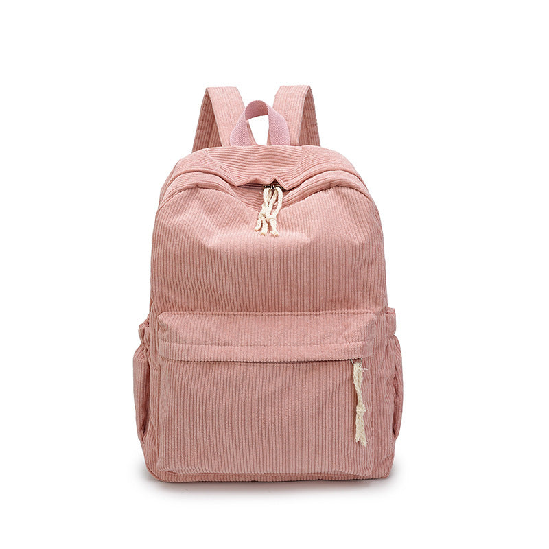 Corduroy Fabric Backpack Kalsten