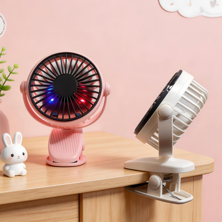 Women Portable Hand Fan with Creative Animal Ears Kalsten