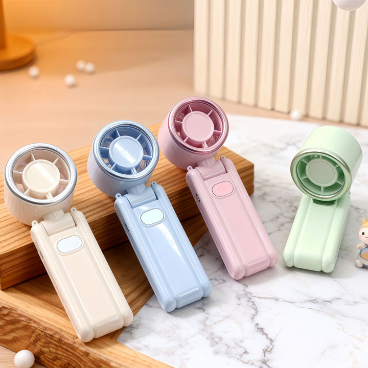 Ladies Portable Hand Fan with Digital Display Kalsten