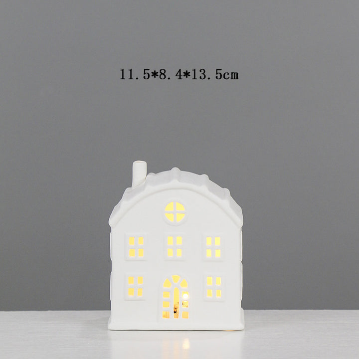 Decorative Ceramic House Candle Holder Kalsten