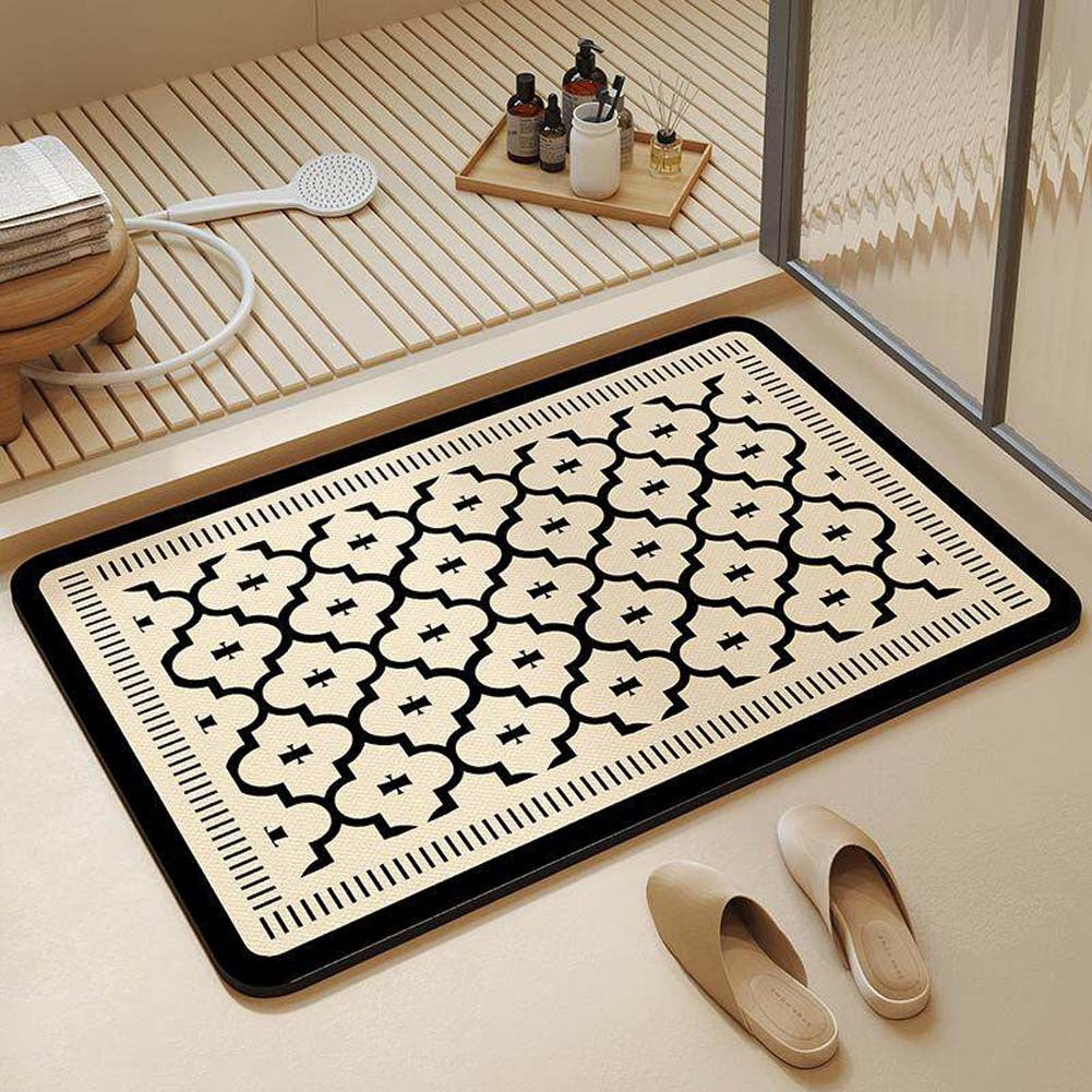 Decorative Oval Bath Mat