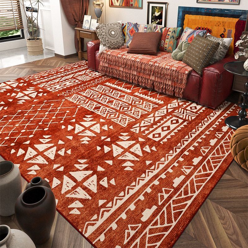 Geometric Pattern Area Rug Kalsten