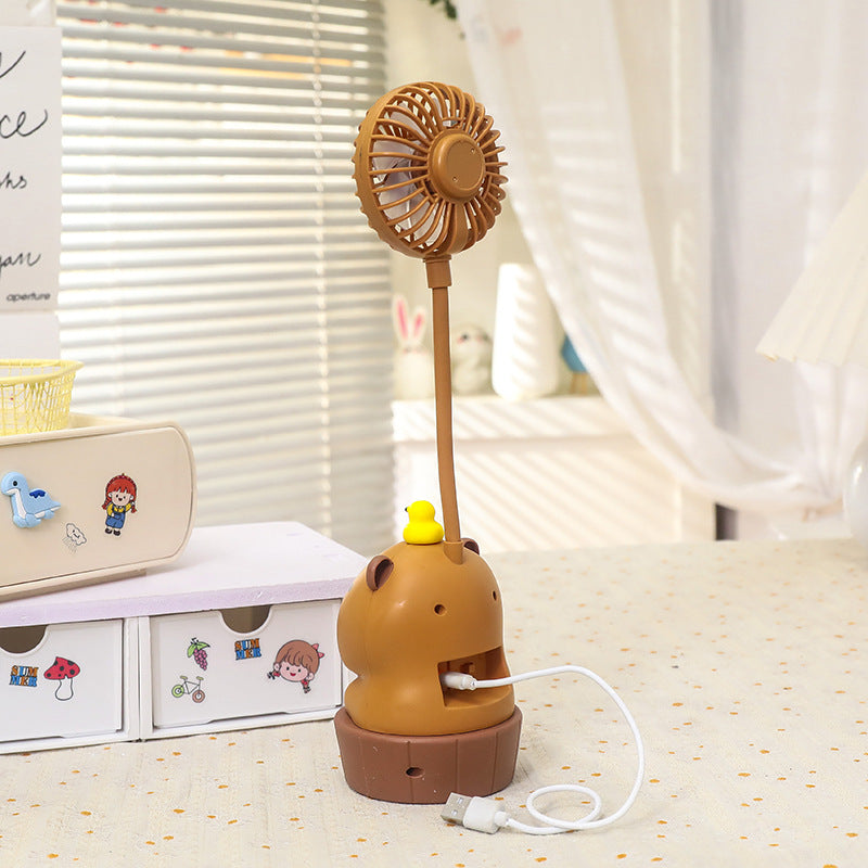 Women's Portable Mini Fan in Cute Bear Design Kalsten