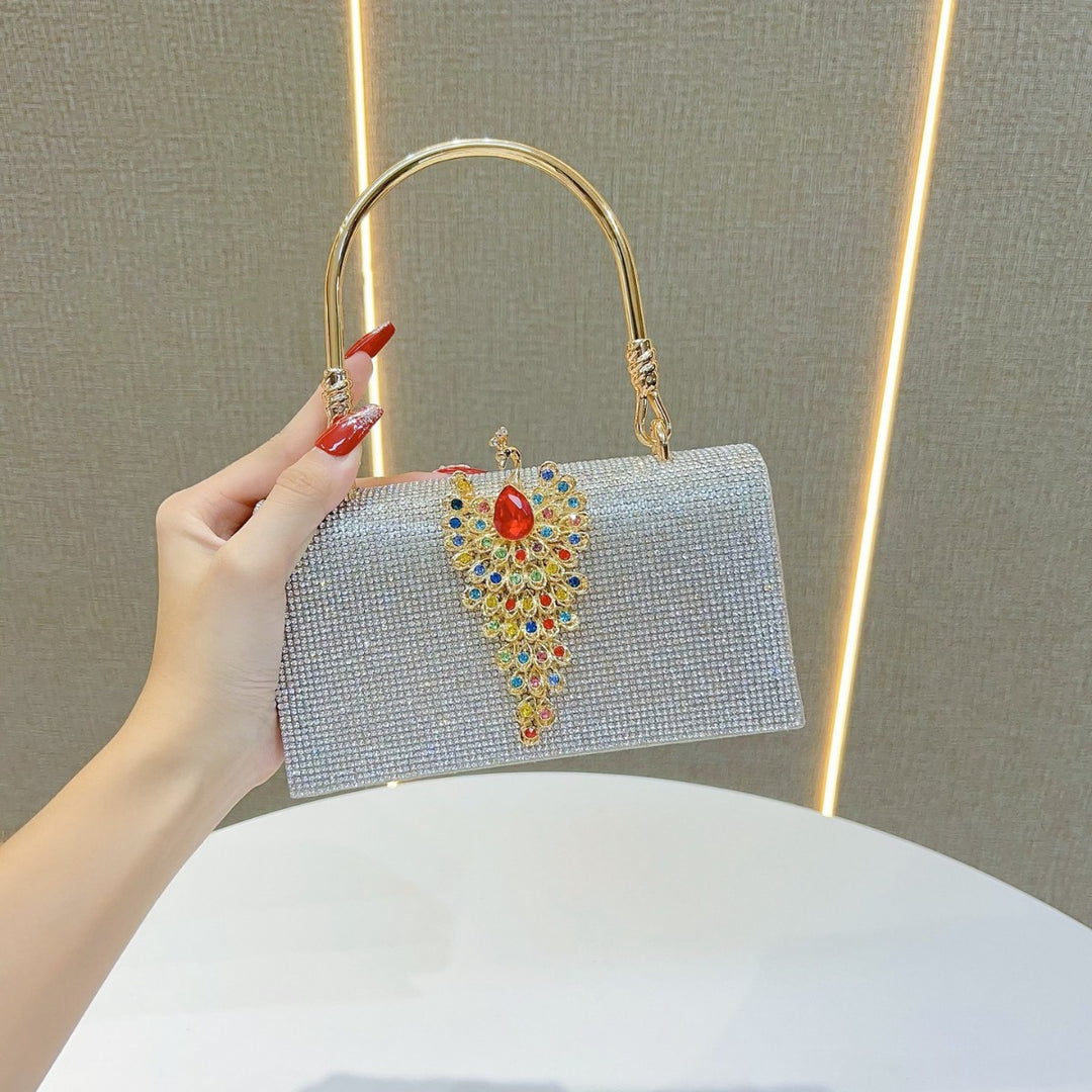 Rhinestone Embellished Evening Clutch