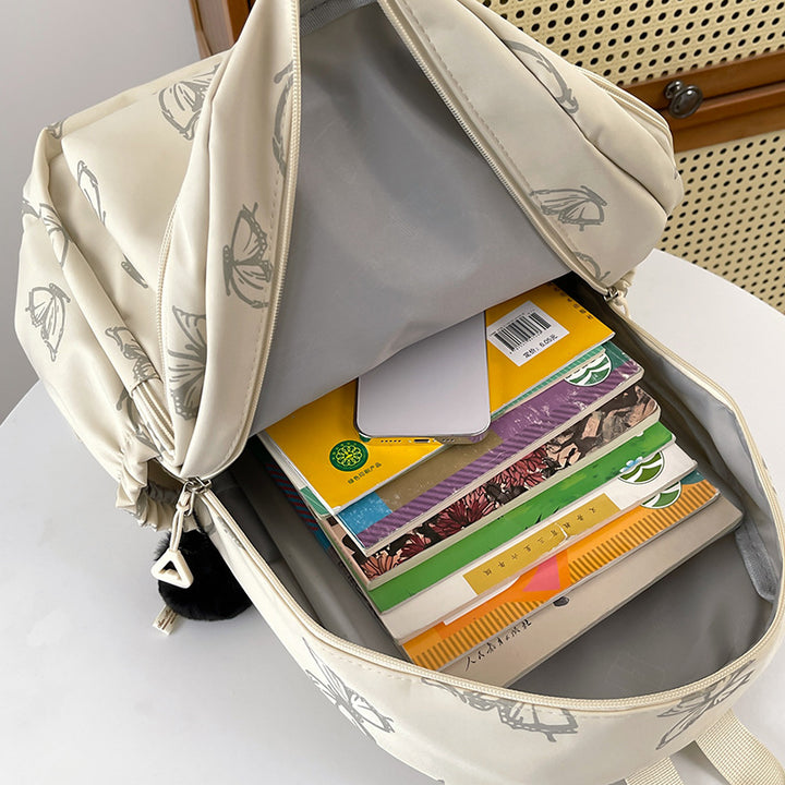 Stylish Butterfly Print Backpack Kalsten