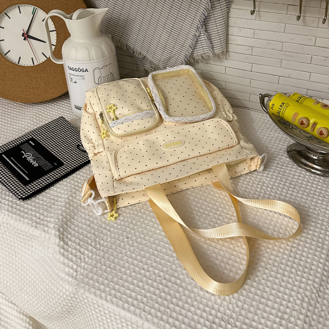Stylish Multi-Pocket Patterned Backpack Kalsten