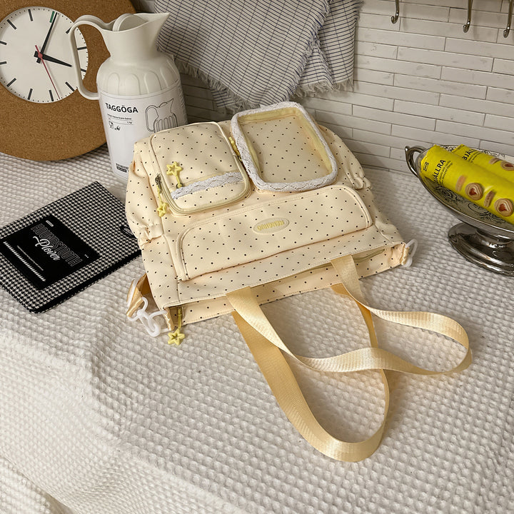 Stylish Multi-Pocket Patterned Backpack Kalsten