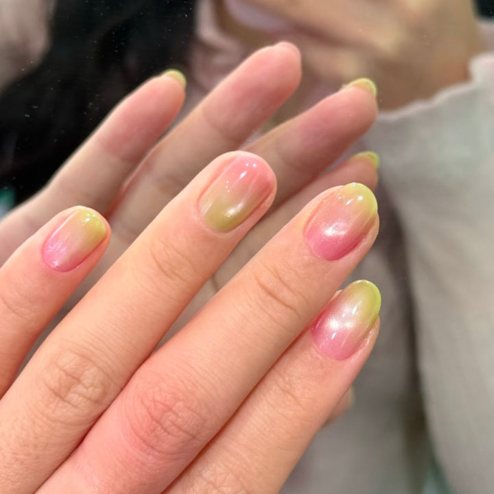 Glossy Ombre Press-On Nail Set Kalsten