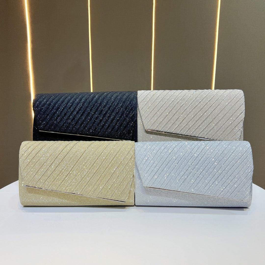 Elegant Pleated Clutch