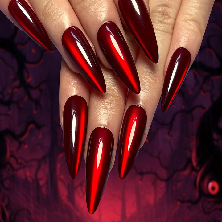Premium Glossy Stiletto False Nail Collection Kalsten