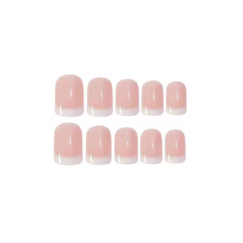 Premium French Tip Press-On Nail Set