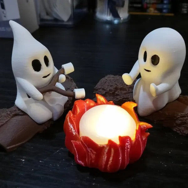 Creative Ghost Campfire Figurine Set Kalsten