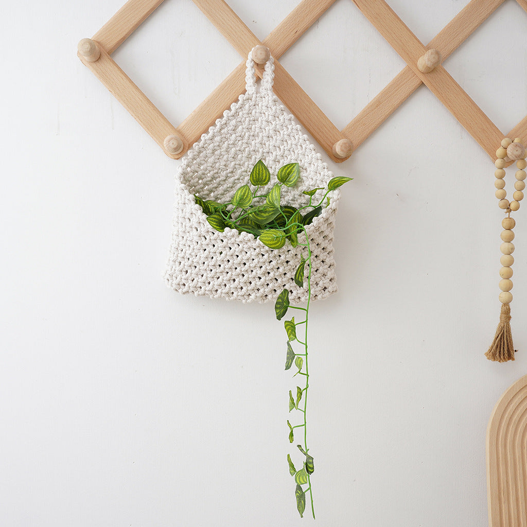 Stylish Macrame Storage Basket Kalsten