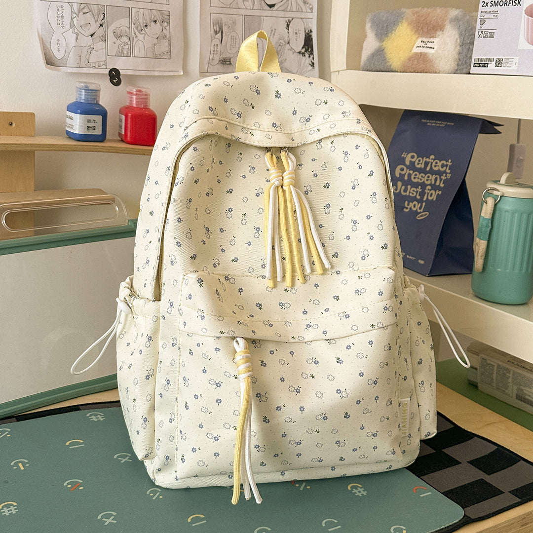 Cute Floral-Embellished Daypack Kalsten