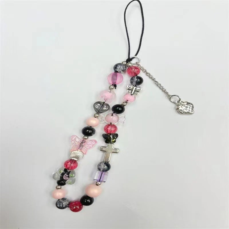 Decorative Beaded Phone Lanyard Kalsten 1790135408