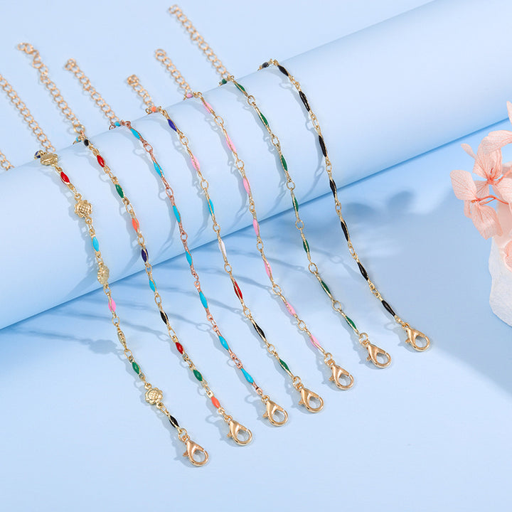 Elegant Adjustable Gemstone Chain Bracelet Kalsten