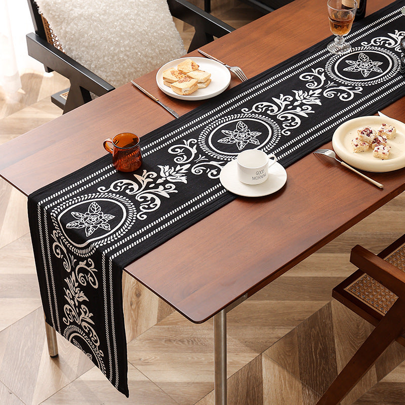 Ornamental lightweight viscose scarf with decorative medallion pattern Kalsten