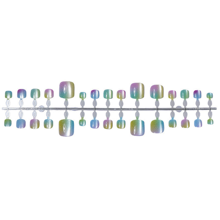 Gradient Color Acrylic Nails Kalsten